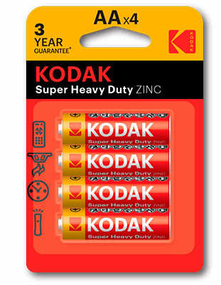 pilas salinas Kodak Extra Heavy Duty